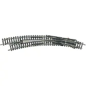 Minitrix N Spoor T14947 Gebogen wissel, links (N-spoor)