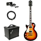 Fazley FLP318SBLH linkshandige elektrische gitaar starterset