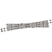 Roco H0 RocoLine (zonder ballastbed) 42496 Engels wissel 345 mm 1 stuk(s)