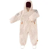 Fresk Regenpak voor Kinderen 2 yrs - Buitenspeelpak - Regenoverall - Regenkleding met Ritssluiting - Reflecterend - Elastische Afsluitingen - Meisjes - Ecru - Berries