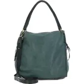 Caterina Lucchi Leren schoudertas Anna Shopping Bag Pino donkergroen