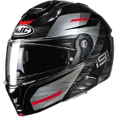 HJC i91 Dusk MC1 Systeemhelm Antraciet/Zwart/Rood M unisex grijs