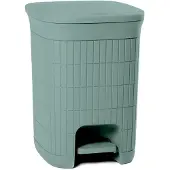 Kerbl Pedaalemmer 'Domus' - 20 liter - Green Tea – Gerecycled kunststof
