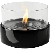 Tenderflame Café 18 Tafelhaard - Reactive Porcelain - Zwart - Sfeerhaard Binnen - Tenderfuel - Bio-Ethanol Alternatief - Rookvrij, veilig, schoon en geurarm