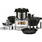 Ufesa 85104982 TotalChef RK7 Smart Keukenrobot, 30 Kookfuncties, WiFi, Touchscreen Display 7'', Mengkom van 4.5L inhoud, Incl. receptenboek