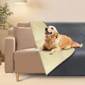 Unyqoos Grijze waterdichte huisdierdeken voor bank, bed en auto 175x80 cm