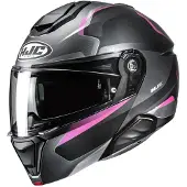 HJC i91 Felio MC8SF Systeemhelm Mat/Zwart/Pink XS
