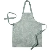 Unyqoos Elegant keukenschort met bloemenmotief en verstelbare bandjes in