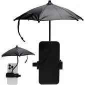 Unyqoos Universele mobiele telefoonparasol met verstelbare clip voor zonbescherming