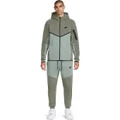 Nike Tech Fleece Sportswear Trainingspak Grijsgroen Lichtgrijs Zwart