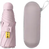 Unyqoos Draagbare mini-paraplu met UV-bescherming voor zon en regen onderweg