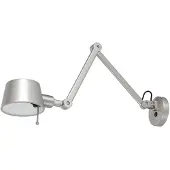 LUCANDE Wandlampe , Silka, dimbare, Metallic, Werkkamer / Kantoor, Metaal, Modern