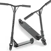 3 S Stunt Scooter Stuntstep Genesis Pro X - Zwart
