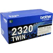 Brother TN2320TWIN Origineel Tonercartridge Zwart Duopak 2 Stuks