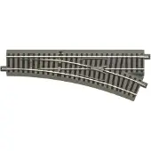 Roco H0 GeoLine (met ballastbed) 61141 Wissel, Rechts 200 mm 1 stuk(s)
