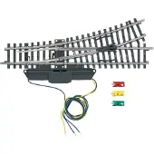 Märklin H0 K-rails (zonder ballastbed) 2262 Wissel, Links 168.9 mm 2 stuk(s)