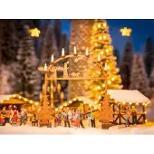 Noch 0014391 H0 Laser-Cut minis toegangsboog voor kerstmarkt Lasercut bouwpakket