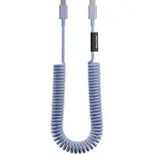 Native Union Pop Cable - Azur - USB-C naar USB-C - 2.4M - 60W