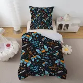 Unyqoos Kinderbeddengoedset met Gaming Design en Ritssluiting voor Jongens