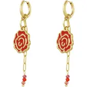 Yehwang Oorbellen sweetheart rose