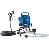 Scheppach Airless verfspuitsysteem PTSA600 - 950W | tot 600 m²/uur | maximaal werkdruk van 227 bar | 2,0 liter/minuut | spuitbreedte 250-310 mm