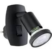 Eglo Stekker Wandlamp Parrini Schakelaar Flexibel Zwart