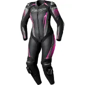 Rst Tractech Evo D3O, leren pak 1st. geperforeerd vrouwen ,zwart/pink ,M