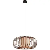 LINDBY Hanglampe , Davella, dimbare, Hout, Woonkamer, Bamboe, Scandinavisch