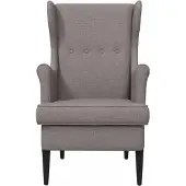 vidaXL Fauteuil Taupe Stof