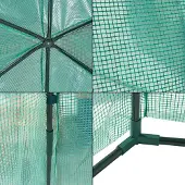 En.casa Tuinkas Hunze foliekas 200xØ240 cm groen