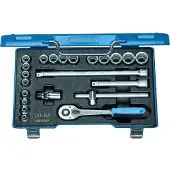 Gedore 30 HMU-10 6235470 Dopsleutelset Metrisch 3/8 (10 mm) 22-delig