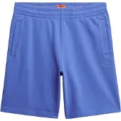 Superdry Heren Gebreide shorts met logo Essential blauw (XL), Casual, Katoen M7110427A