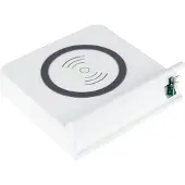 GOOD CONNECTIONS draadloze lader, Qi-enabled, vermogen 15 W, voor USB desktop snellaadstation met 110 W, aansluiting aan rechterkant, wit