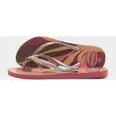 Havaianas Slim Palette Glow Slippers rood Rubber Maat 36