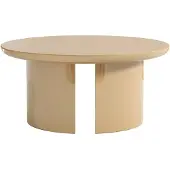 Vente-unique Salontafel van MDF - Beige gelakt - DERLALI