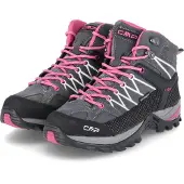 CMP Boots 'Rigel' basaltgrijs / pastelrood / zwart