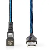 Nedis Apple Lightning kabel | 1 meter (Nylon, Rechte connector)