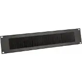 Adam hall RACK PAN 02 BRUSH 19 inch rackafscherming 2 HE Staal