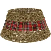 Christmas Decoration Boomring naturel klassiek | zeegras | D57 x H28cm