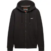 Superdry Sweatvest 'Essential' chocoladebruin