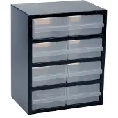 Raaco Metalen Ladekast 250-2 CL - 8 lades - 225 x 357 x 435 mm - Donkerblauw