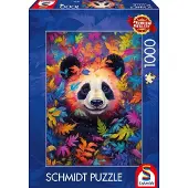 Schmidt - Legpuzzel - Panda in het regenboogbos - 1000 stukjes - Volwassenen - vanaf 12 jaar