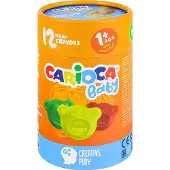 Carioca Misiaki Baby Kleurpotloden - 12 Stuks, Vanaf 1 Jaar
