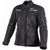 GMS Gear dames motorjas, textiel, zwart, maat XS