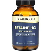 Dr. Mercola - Betaine HCL and Pepsin - 90 capsules