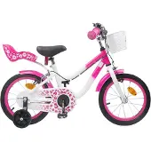 vidaXL Kinderfiets 16 Inch voor 4-6 jaar oud Roze