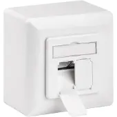 Enzo Goobay Cat6 In/Opbouw doos 2x UTP wit - 2575300