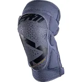 Leatt 3DF 5.0 Zip Donkerblauwe Motocross Kniebeschermers Maat 2XL