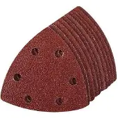 Silverline 90 mm driehoekige klittenband schuurvellen, 10 pk. 240 korrelmaat