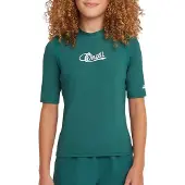 O'Neill Functioneel shirt 'Skins' donkergroen / wit